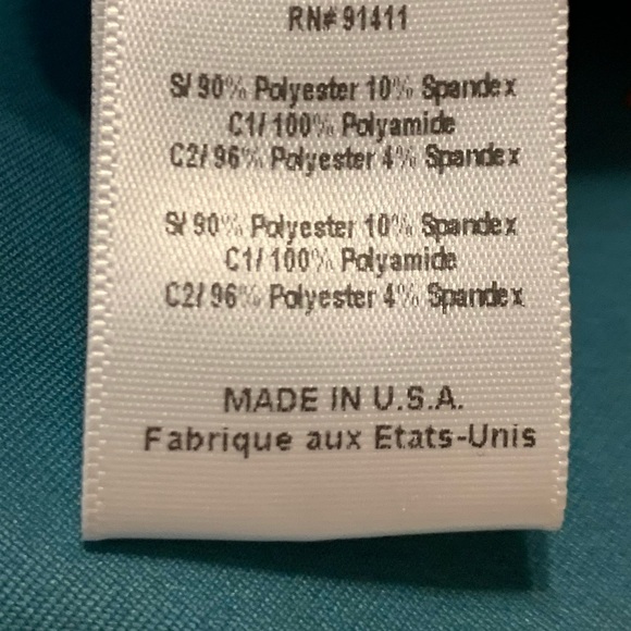 White Button Down Blouse with Ruffles - Picture 6 of 6